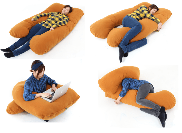 Sandwiched Between Twintails Pillow: For if you don’t know to hug your pillow or let it hug you