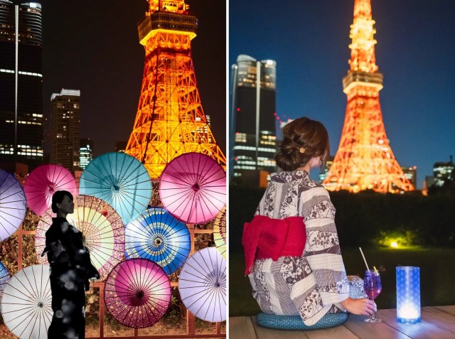 This Tokyo kimono and Tokyo Tower-view cafe experience will keep you cool in more ways than one